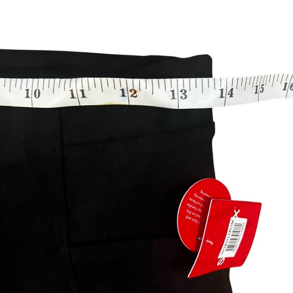Spanx Classic Black High-Waist Leggings Faux Suede Leggings Medium - Picture 5 of 13